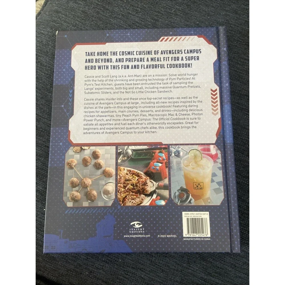 Marvel: Avengers Campus: The Official Cookbook - Hardcover - GOOD